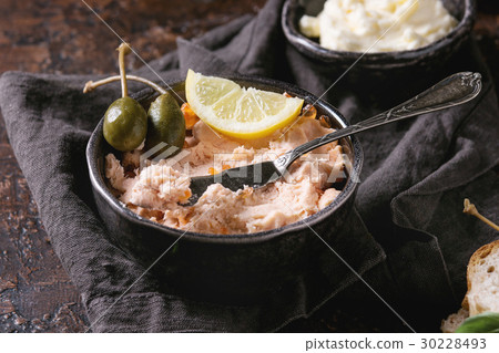 Salmon pate with red caviar Salmon pate with red caviar 30228493