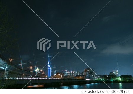福岡市夜景 30229594
