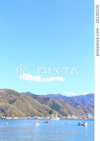 戶田港的風景[伊豆靜岡縣] 30230330