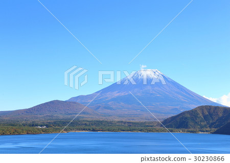 Blue sky and Mt. Fuji [close-up] 30230866
