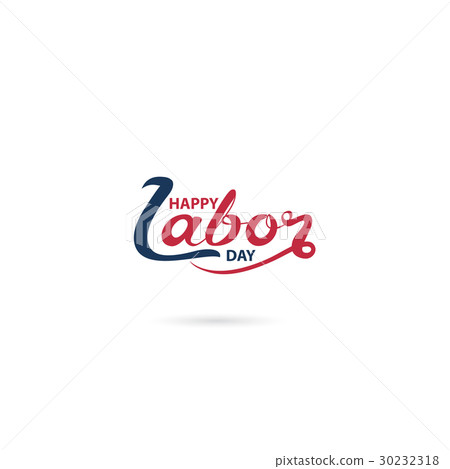 Happy Labor Day Calligraphy Background. 30232318