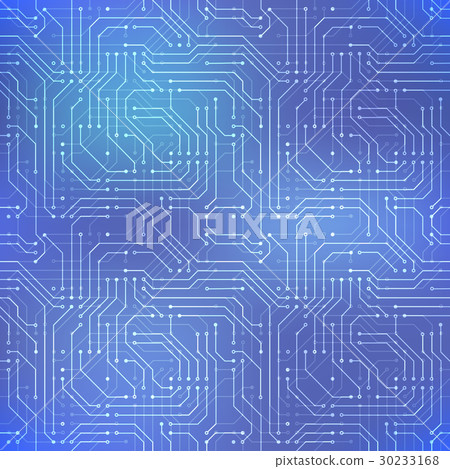 Computer microchip, seamless pattern on abstract 30233168