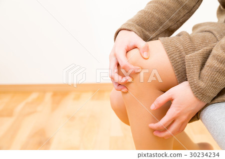 膝關節疼痛肌肉酸痛腿痛寒冷負面形像不良身體狀況女性肖像20's 30's 30234234