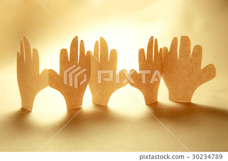 Paper hands in connection 30234789