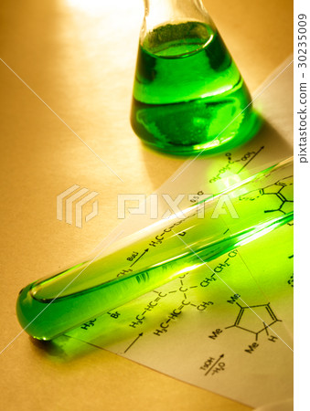 Chemical tubes with reaction formula 30235009