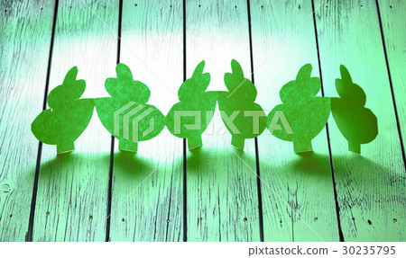 Paper trees shape in light Paper trees shape in light 30235795