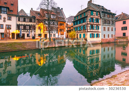Petite France in the morning, Strasbourg, Alsace Petite France in the morning, Strasbourg, Alsace 30236530