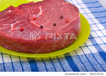 Raw beef steak. Raw beef steak. 30237638