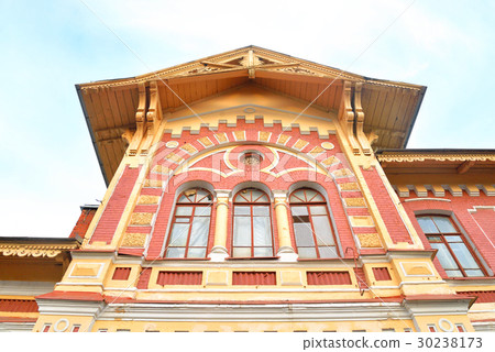 Fragment of building railway station. 30238173