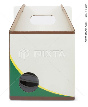 white cardboard fast food box packaging 30241304