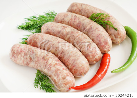 raw sausages 30244213