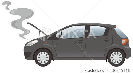 汽車的例證將被停止 汽車的例證將被停止 30245148