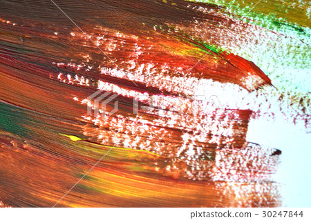 Brush strokes multicolored oil paint Brush strokes multicolored oil paint 30247844