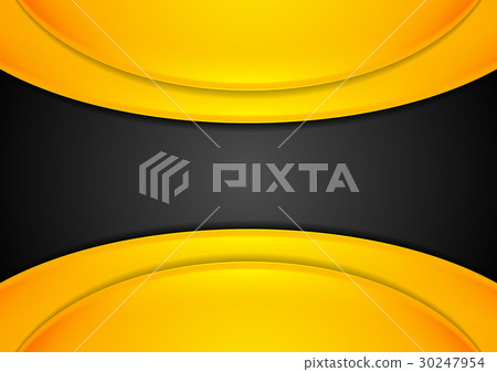 Orange and black abstract corporate background 30247954