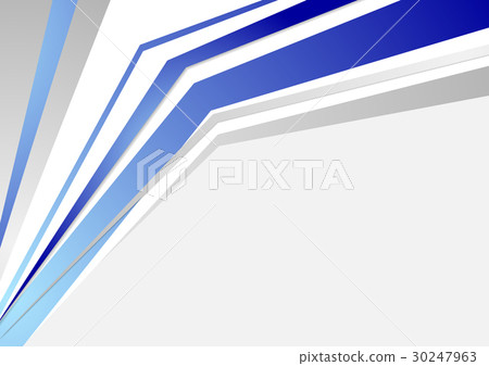 Bright blue tech abstract stripes background - Stock Illustration ...