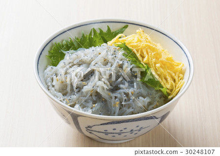 Raw shirasu bowl 30248107