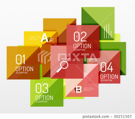 Modern square composition, abstract banner 30251507