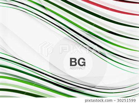Wave lines abstract background 30251599