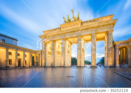 Brandenburg Gate in Berlin city, Germany 30252119