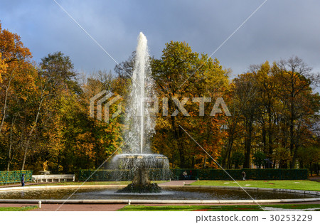 Landscape of Peterhof in St Petersburg, Russia Landscape of Peterhof in St Petersburg, Russia 30253229