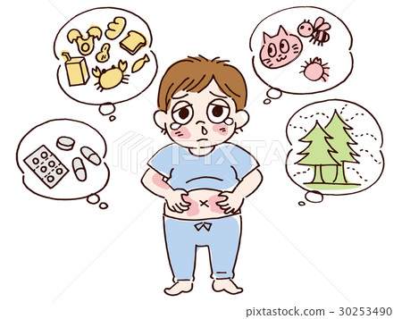 Allergy image illustration 30253490