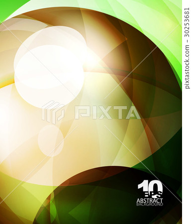 Glossy glass shiny bubble abstract background 30253681