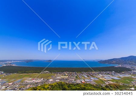 Kamitsu Observatory Karatsu City, View of the rainbow Matsubara 30254045