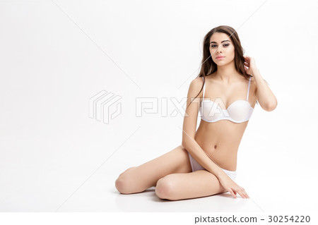 young beautiful brunette woman with perfect body 30254220