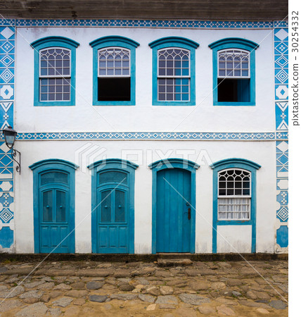 bright colored facade 30254332