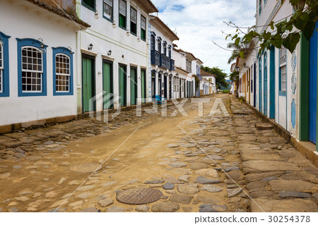 streets of the historical town Paraty Brazil 30254378