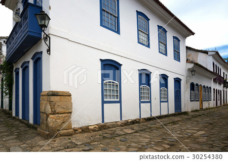 streets of the historical town Paraty Brazil 30254380