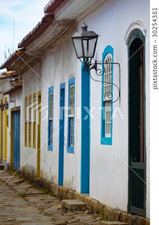 streets of the historical town Paraty Brazil 30254381