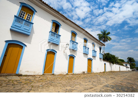 streets of the historical town Paraty Brazil 30254382