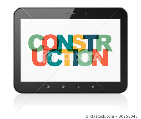 Construction concept: Tablet Computer with 30255045
