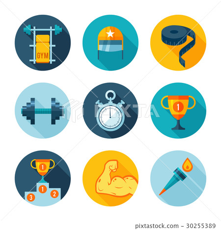 Set of sports icons. Set of sports icons. 30255389