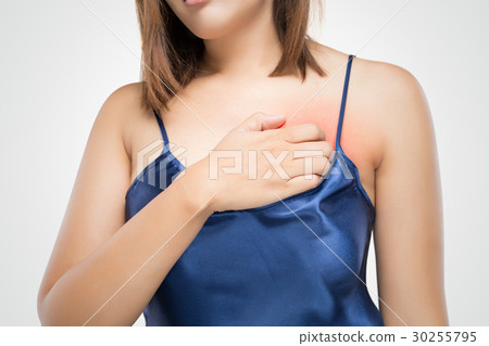 People scratch the itch with hand People scratch the itch with hand 30255795