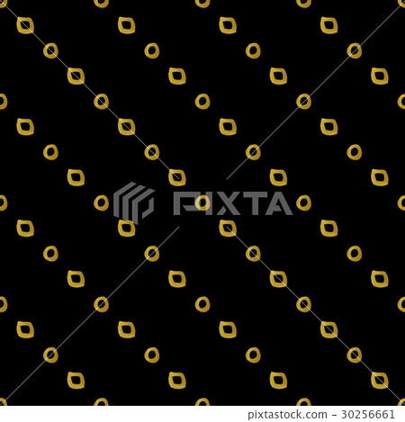 Geometric black and gold seamless pattern Geometric black and gold seamless pattern 30256661