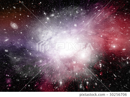 Stars, dust and gas nebula in a far galaxy Stars, dust and gas nebula in a far galaxy 30256706