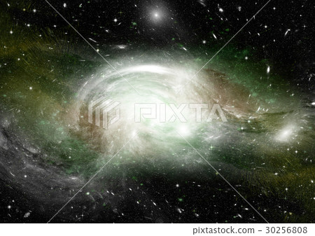 Stars, dust and gas nebula in a far galaxy Stars, dust and gas nebula in a far galaxy 30256808