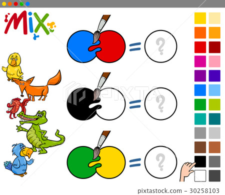 mix colors educational activity mix colors educational activity 30258103