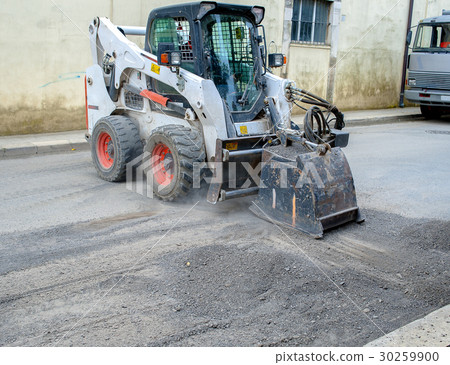 worker driver Skid steer remove Worn Asphalt 30259900