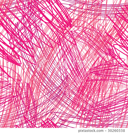 Crayon drawn tiled pattern Chaotic line background 30260338