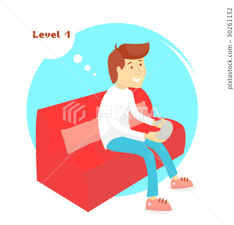 Gamer illustration Gamer illustration 30261152