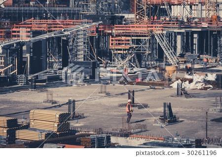 people working on construction site 30261196