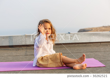 Beautiful boy with long hair 30262521