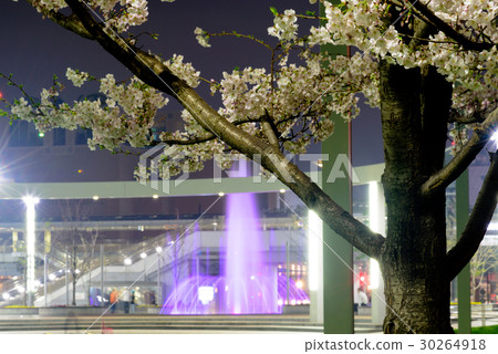 Fukuoka prefecture Kitakyushu city (night view around Ogura Station North Exit) 30264918