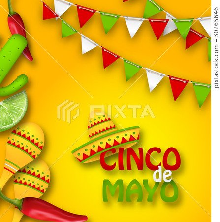 Holiday Celebration Banner for Cinco De Mayo with 30265646