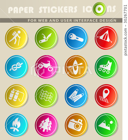 Active recreation icon set Active recreation icon set 30267701