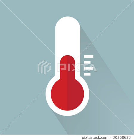 illustration of red thermometers illustration of red thermometers 30268623