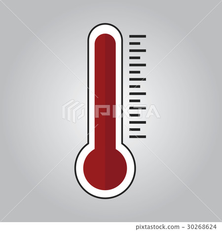 Thermometer icon , Flat design style 30268624